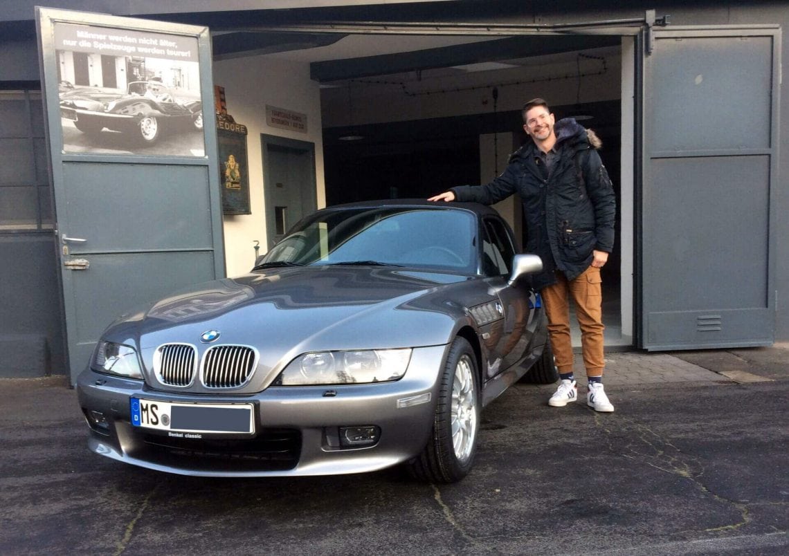 BMW Z3 2.2 Roadster Sterlinggrau geht nach Münster