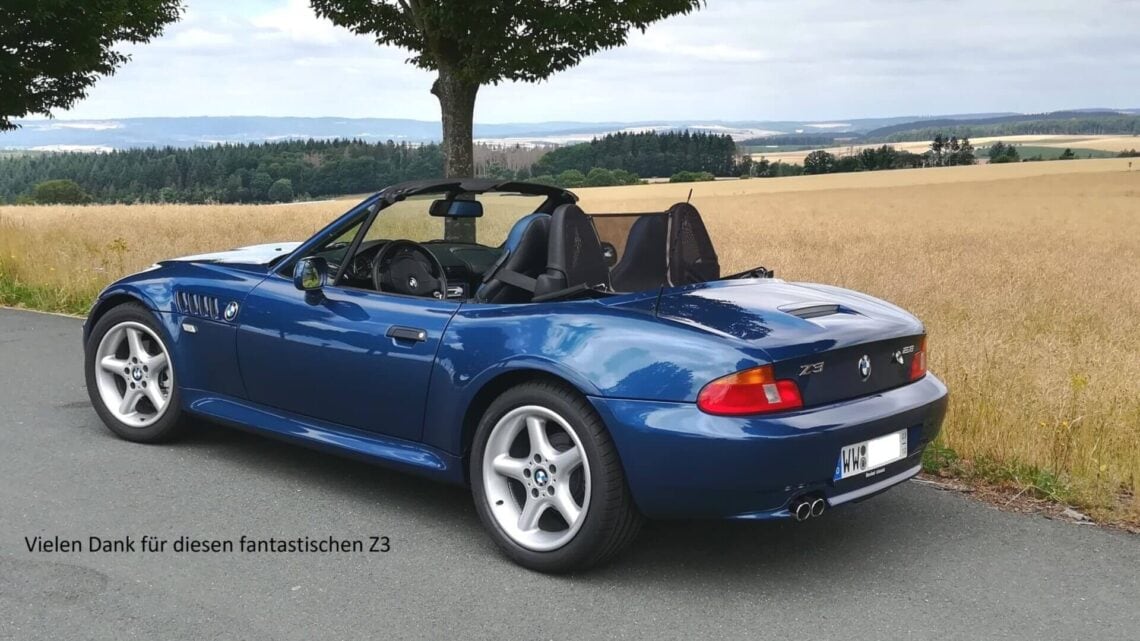 BMW Z3 Roadster Coupe Topasblau