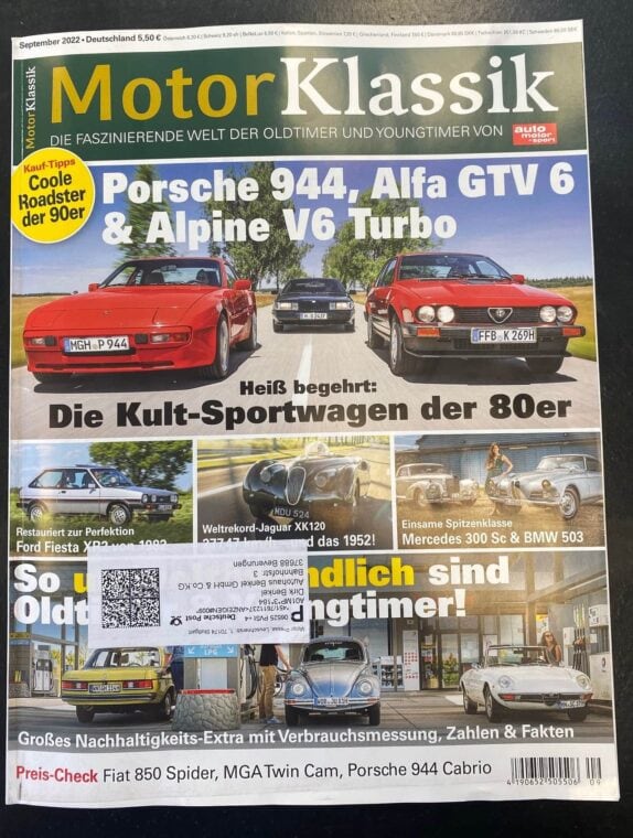 Motor Klassik BMW Z3 Ausgabe September 2022 BMW Z3