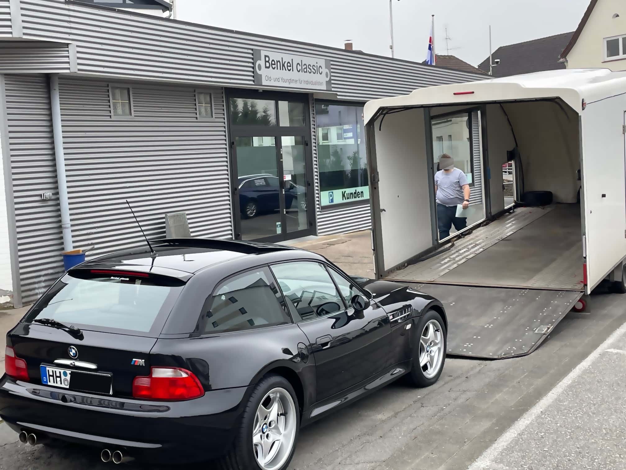 BMW Z3 M Coupé Auslieferung per Einzeltransport Benkel Classic