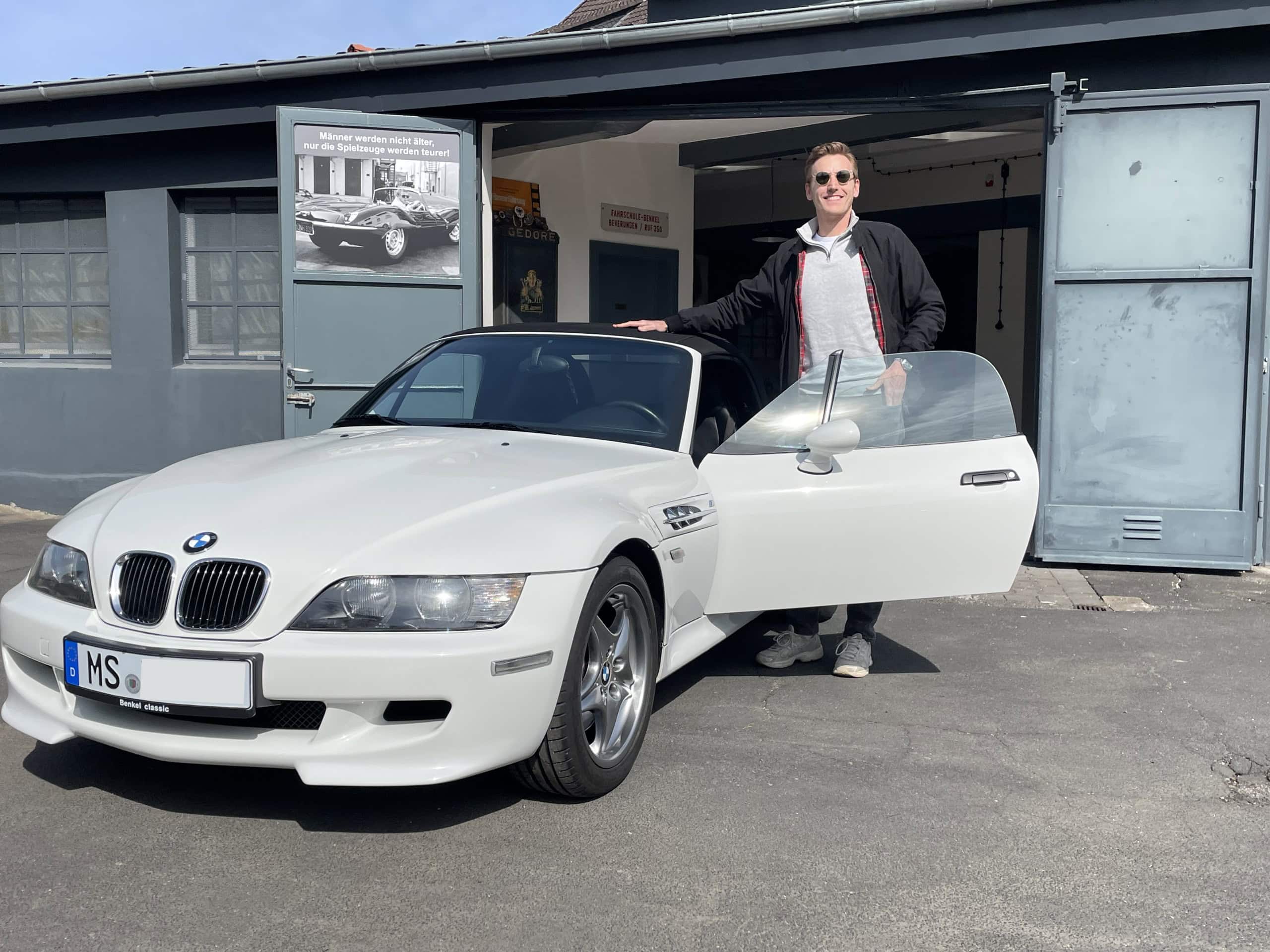 BMW Z3 Roadster S54 alpinweiss Leder schwarz Benkel Classic BMW Z3 Roadster S54 Alpinweiss mit schwarzem Leder ausgeliefert von Benkel Classic Beverungen