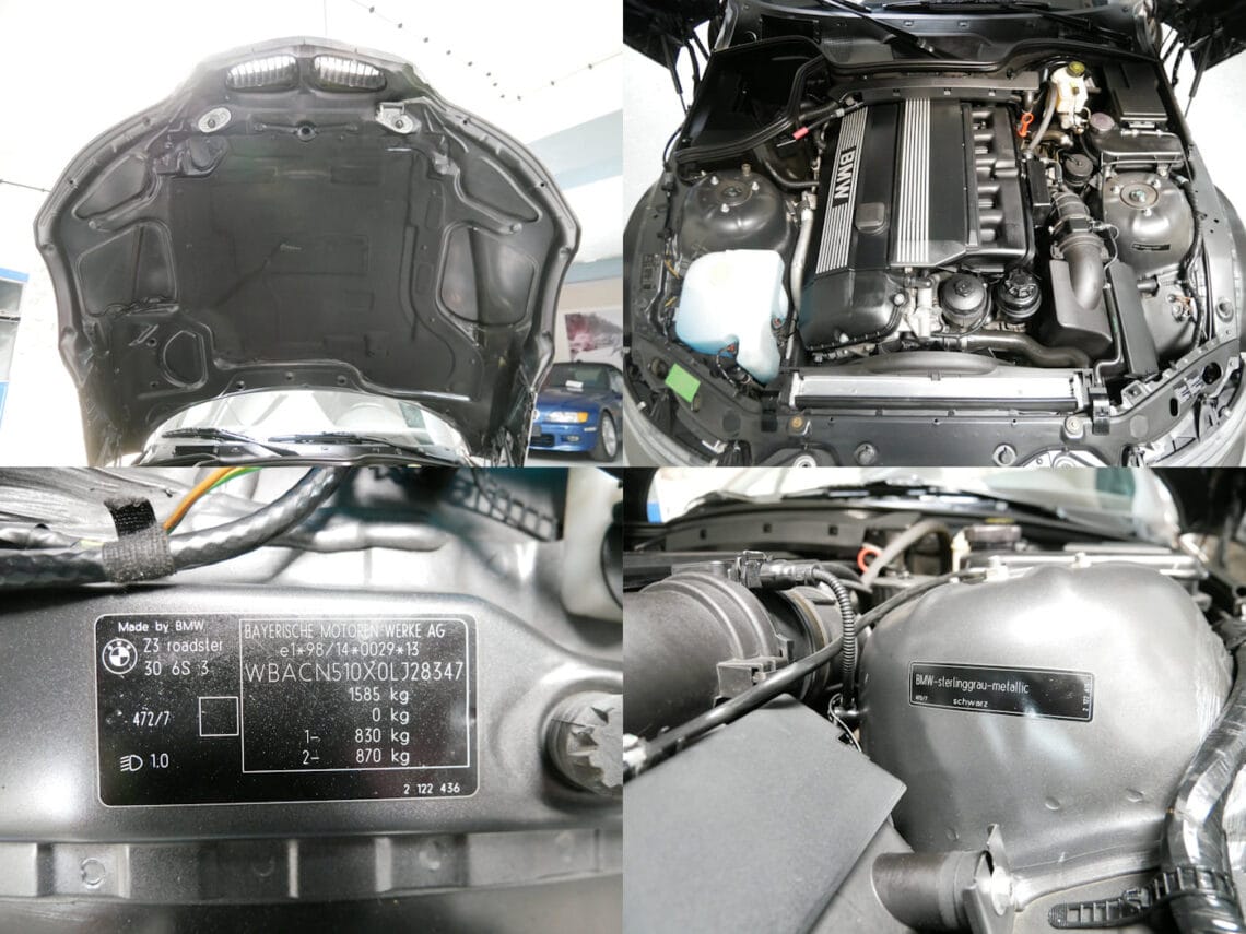 BMW Z3 Roadster 3i Sport Edition Motorraum