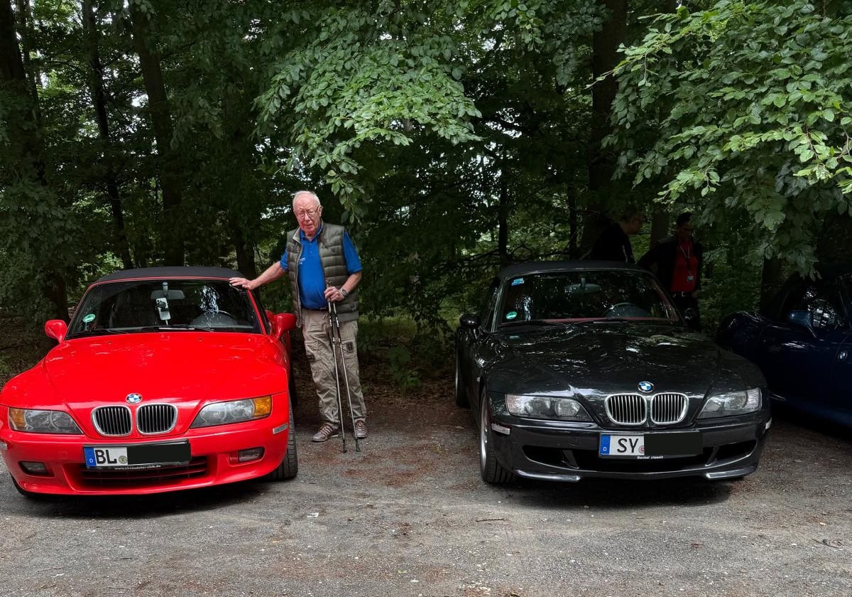 BMW Z3 Club unterwegs im Taunus mit zwei Autos von Benkel Classic Beverungen
