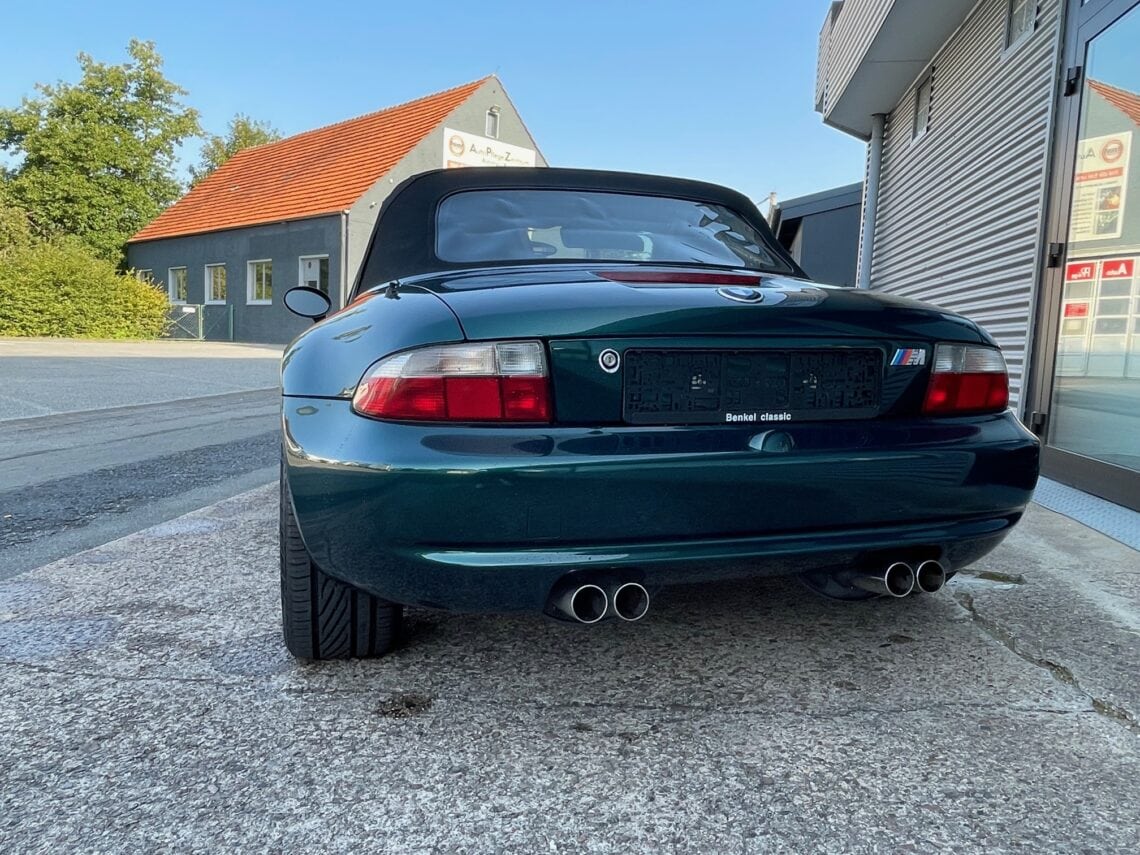 BMW Z3 M Roadster bostongrün-metallic, unter 87TKM, Benkel Classic