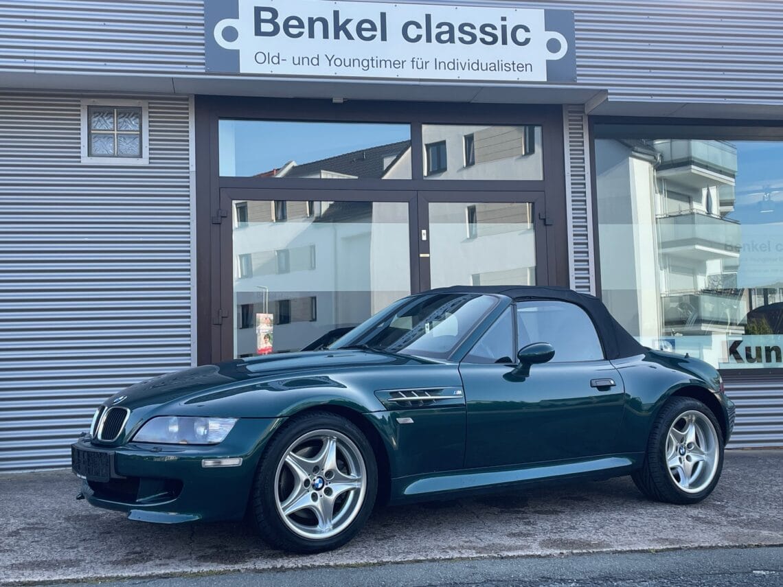 BMW Z3 M Roadster bostongrün-metallic, deutsches Fahrzeug, ein Besitzer seit 2006, Benkel Classic Beverungen