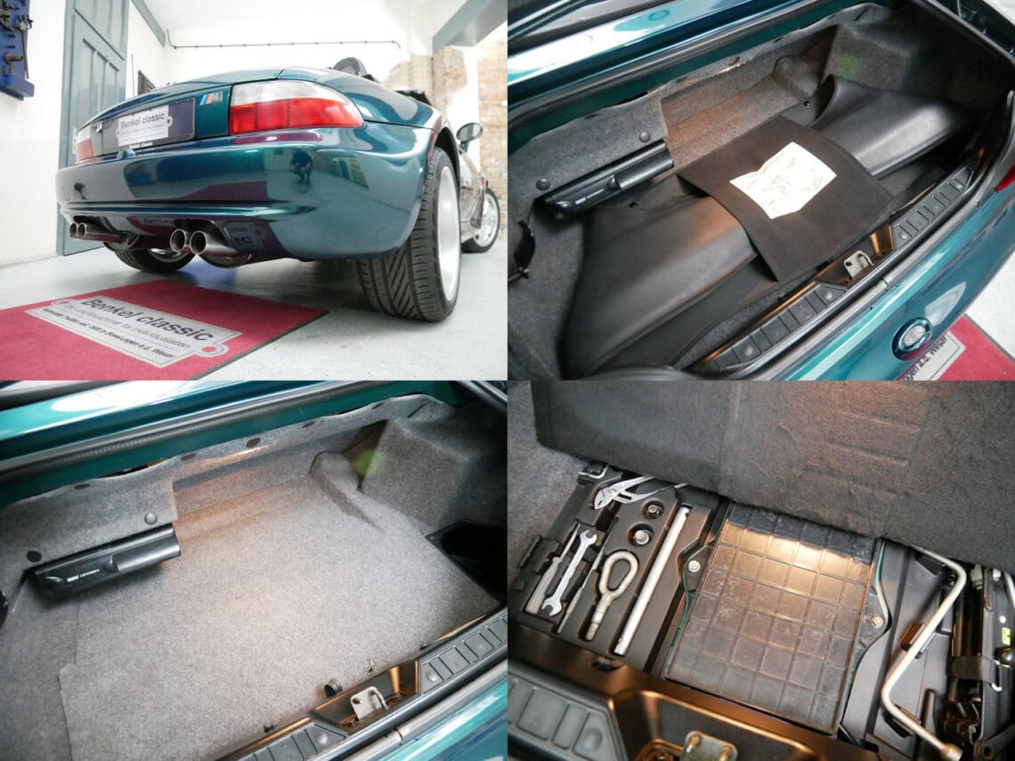 21240 Z3 M Roadster gruen 016 Benkel Classic BMW Z3 M Roadster Bostongrün nur 60St. ClassicData2+