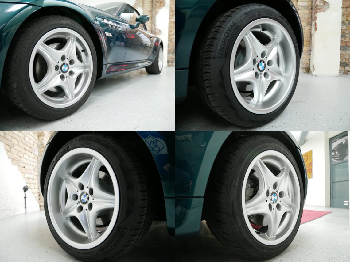 21240 Z3 M Roadster gruen 020 Benkel Classic BMW Z3 M Roadster Bostongrün nur 60St. ClassicData2+