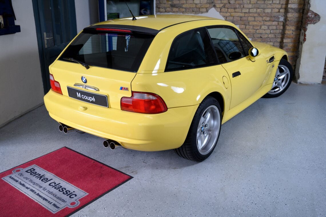 BMW Z3 M Coupe gelb 04 Benkel Classic BMW Z3 M 3.2 Coupe S50