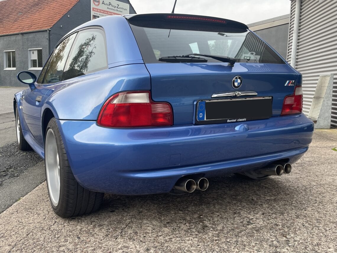BMW Z3M Coupé S50 Estoriel Blau durchgängige Historie Top Zustand ehemaliges Fotofahrzeug der BMW AG 51TKM Benkel Classic Beverungen