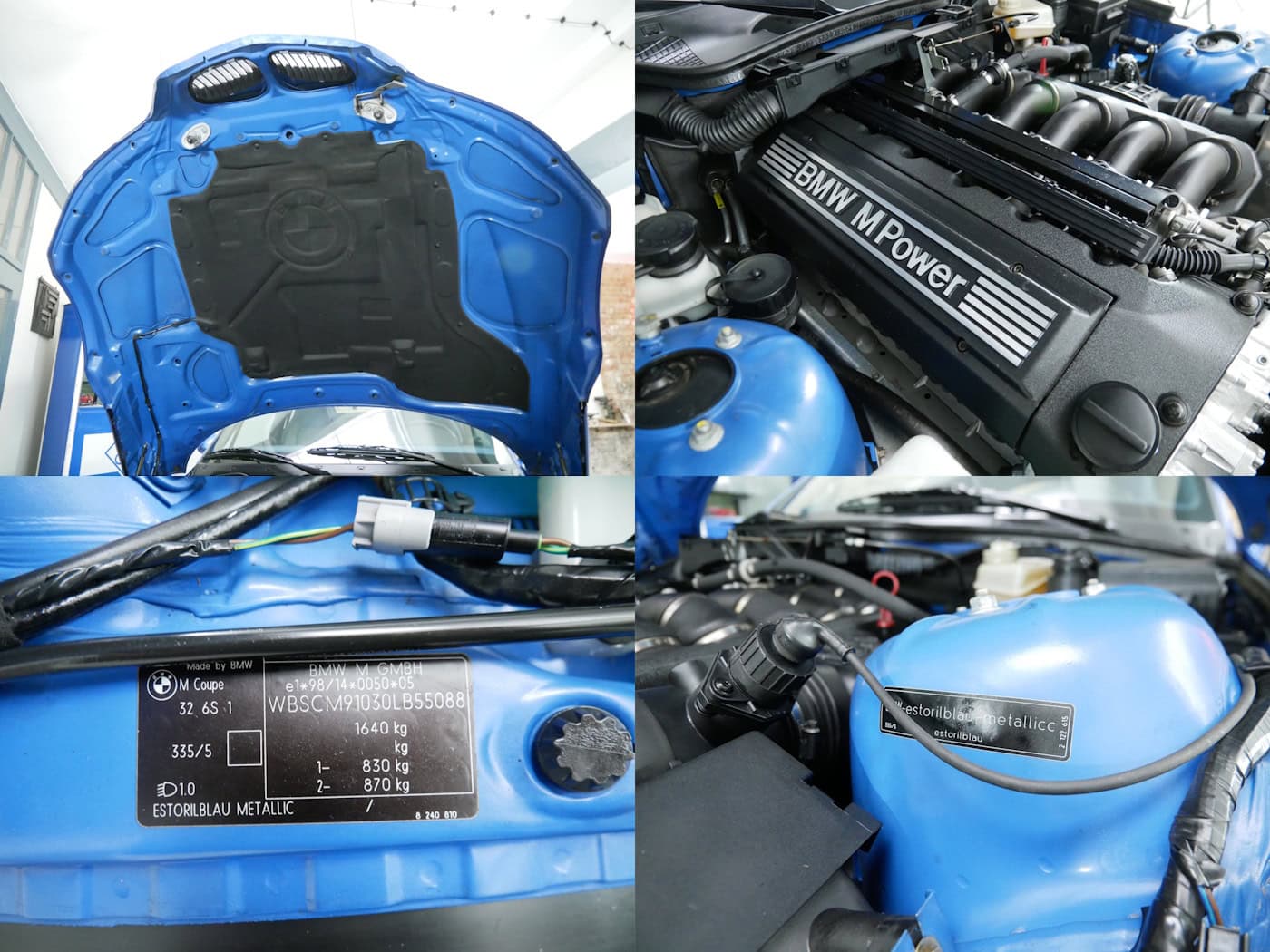 Motorraum 1 Benkel Classic BMW Z3 M Coupé 1. Hand Fotofahrzeug ClassicData1-