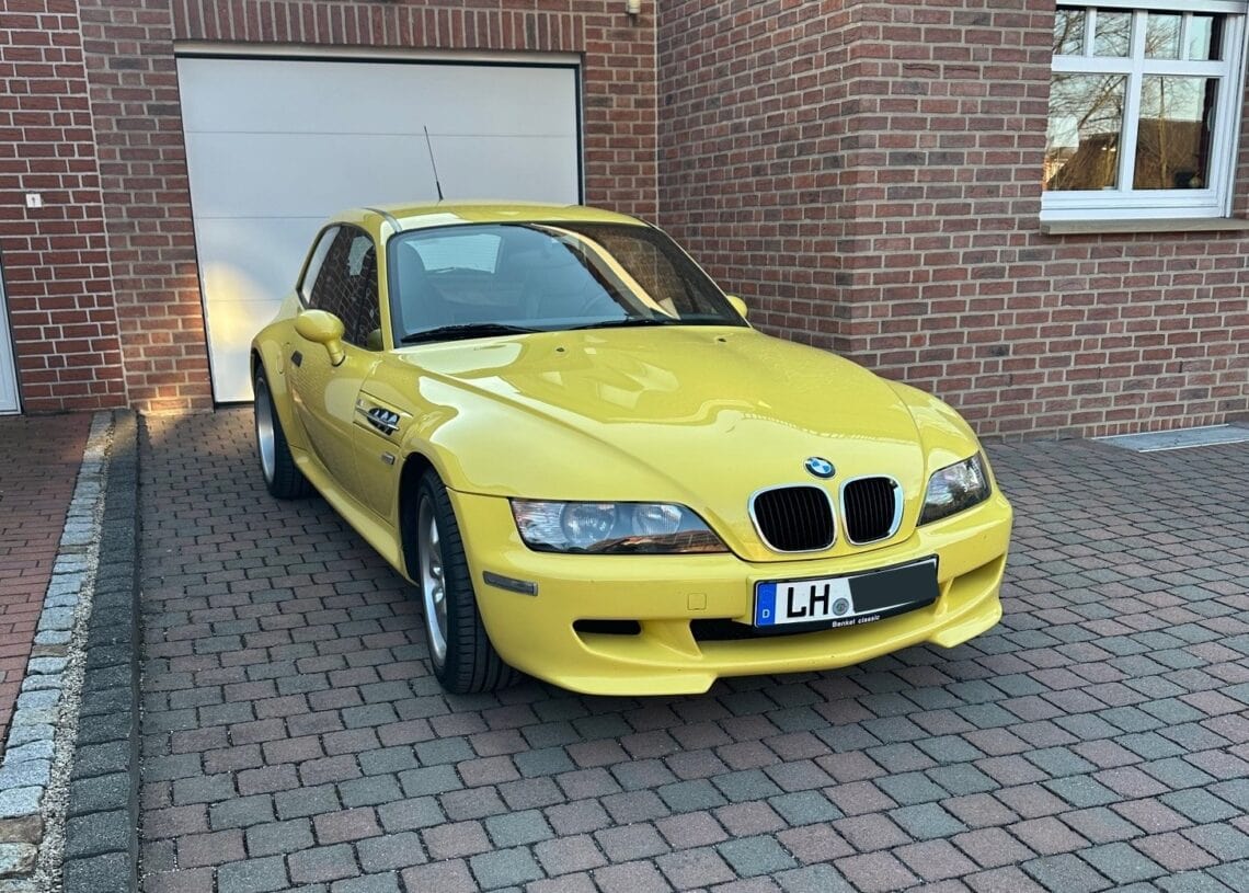 BMW Z3M Coupe dakkargelb Benkel Classic Beverungen BMW Z3M Coupé in Dakkargelb Benkel Classic Beverungen ausgeliefert ins Münsterland