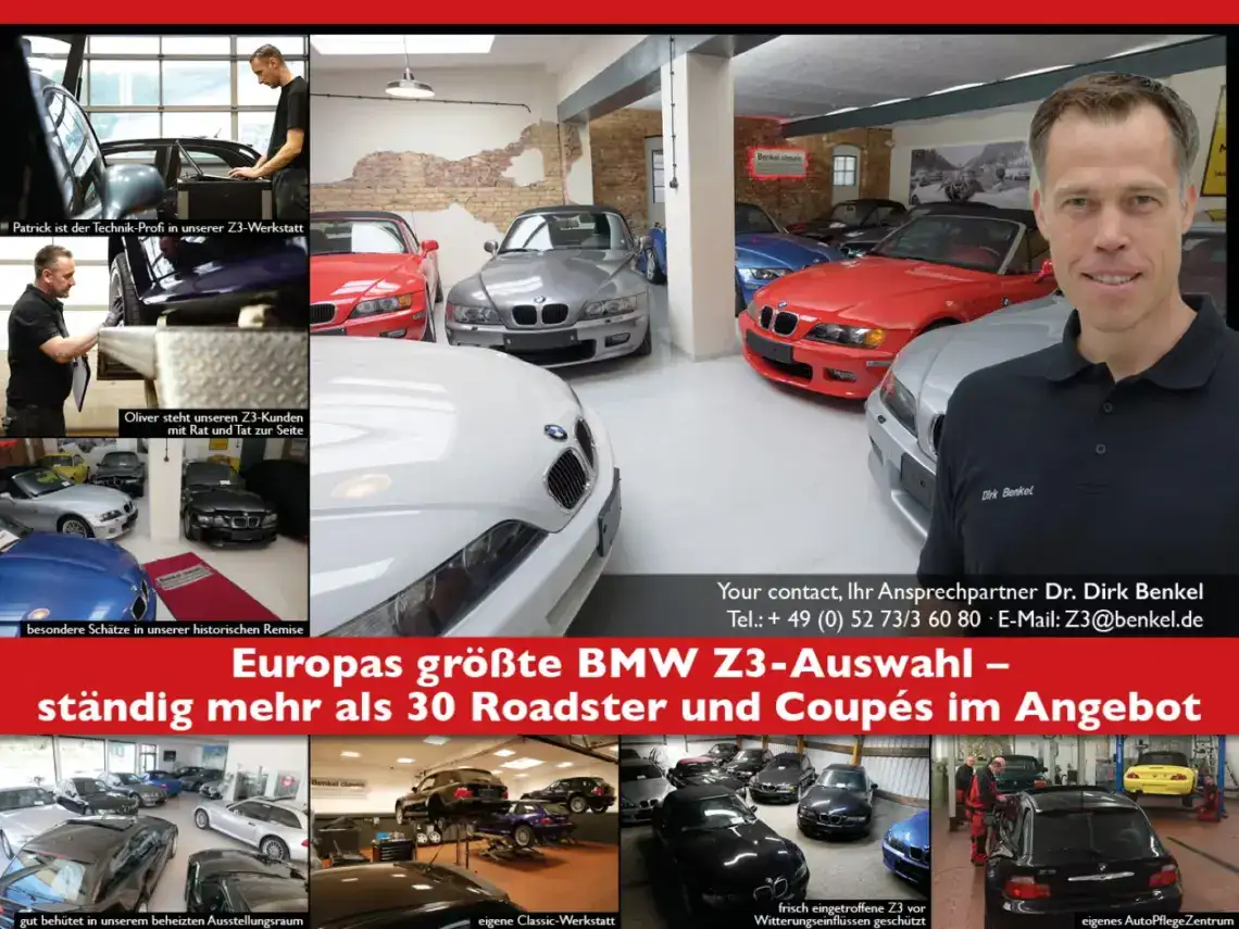 56128 Z3 Coupe rot 025 2 Benkel Classic BMW Z3 Coupé 2.8 1.Hand ClassicData2+ erste Version